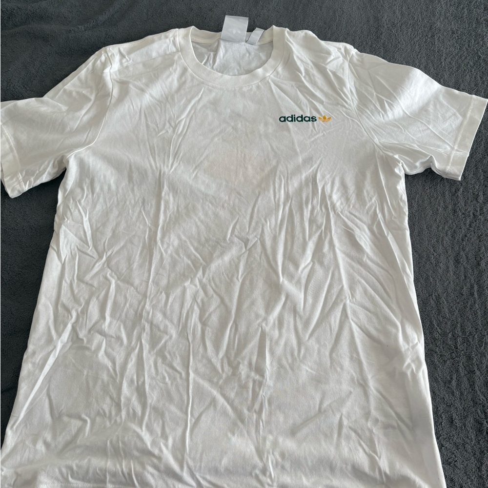 Adidas White Short Sleeve Tee